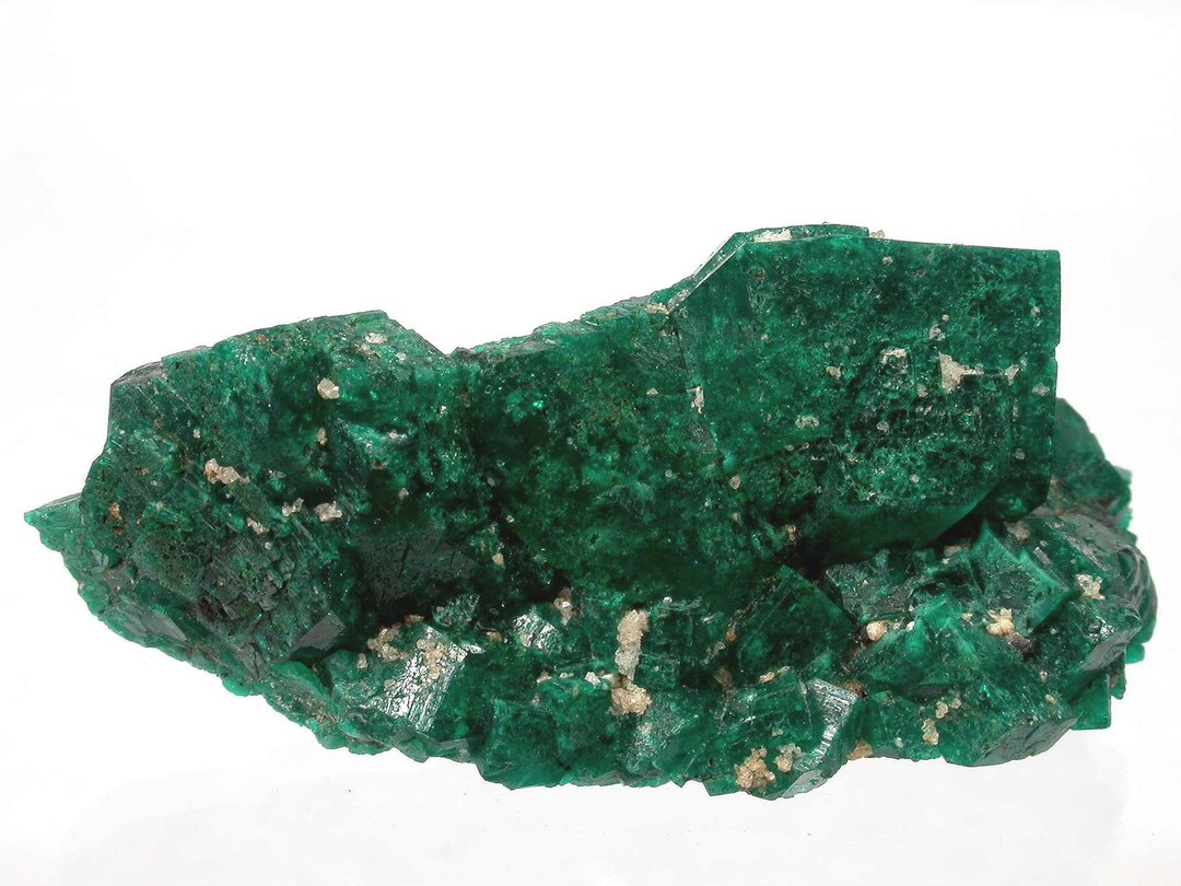Bright Green Dioptase Crystals: Congo Mineral Specimen, 14 Grams - Etsy
