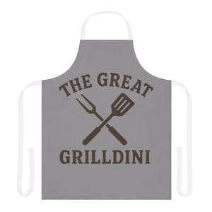 Grill Apron, Apron for Dad, Grill Dad, Fun Gift for Grill Lovers, Cooking Apron for Him, BBQ Apron, Kitchen Apron