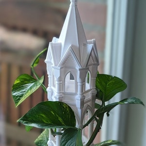 Modular Gothic Plant Tower (3D Print Files) – Customizable Architecture-Inspired Plant Support Design