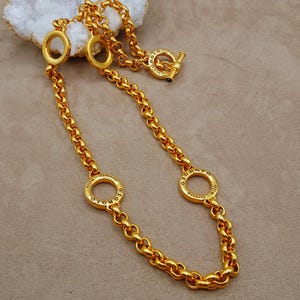 Vintage Giorgio Beverly Hills Chain Link Necklace FREE SHIPPING