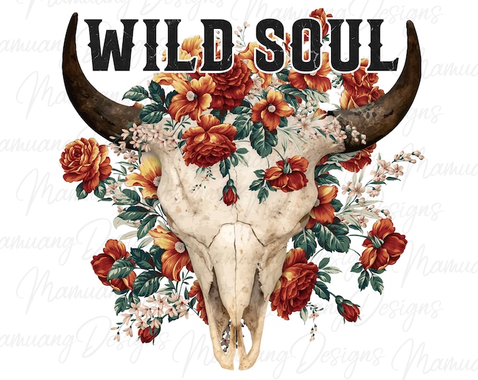 Wild Soul Png, Sublimation Designs, Western PNG, Boho PNG, Rock and ...