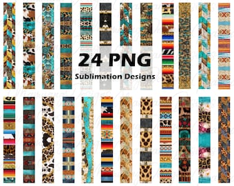 Western Key Fob Wristlet Bundle, Sublimation Design, Printable Digital Download, Women Accessories Mother&#39;s Day, Keychain Set Wraps Template