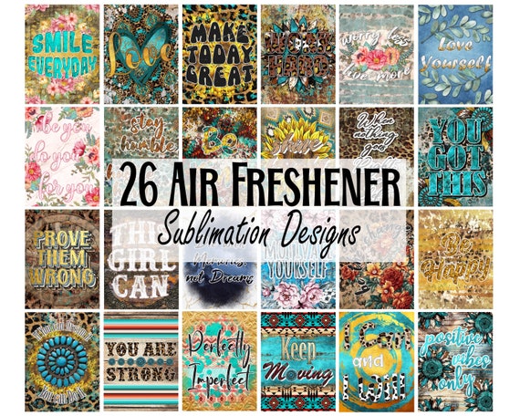 How To Make Sublimation Air Fresheners
