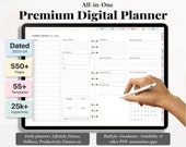 2023-2024 Dated Planner - Ultimate Personalized 2023 2024 Date Planner for Productivity, Business, Financial, Health | Digital Download