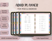 2023 Digital Planner - All In One Digital Planner for Productivity, Health, Financial, Goals - Perfect for ADHD, Student | Digital Download