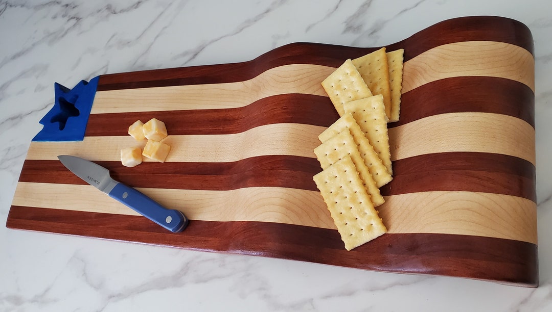 American Flag Cutting Board USA Flag Gifts Patriotic Gift Gift for