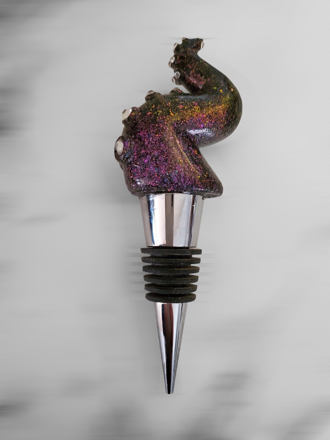 Kraken Wine Bottle Topper Etsy