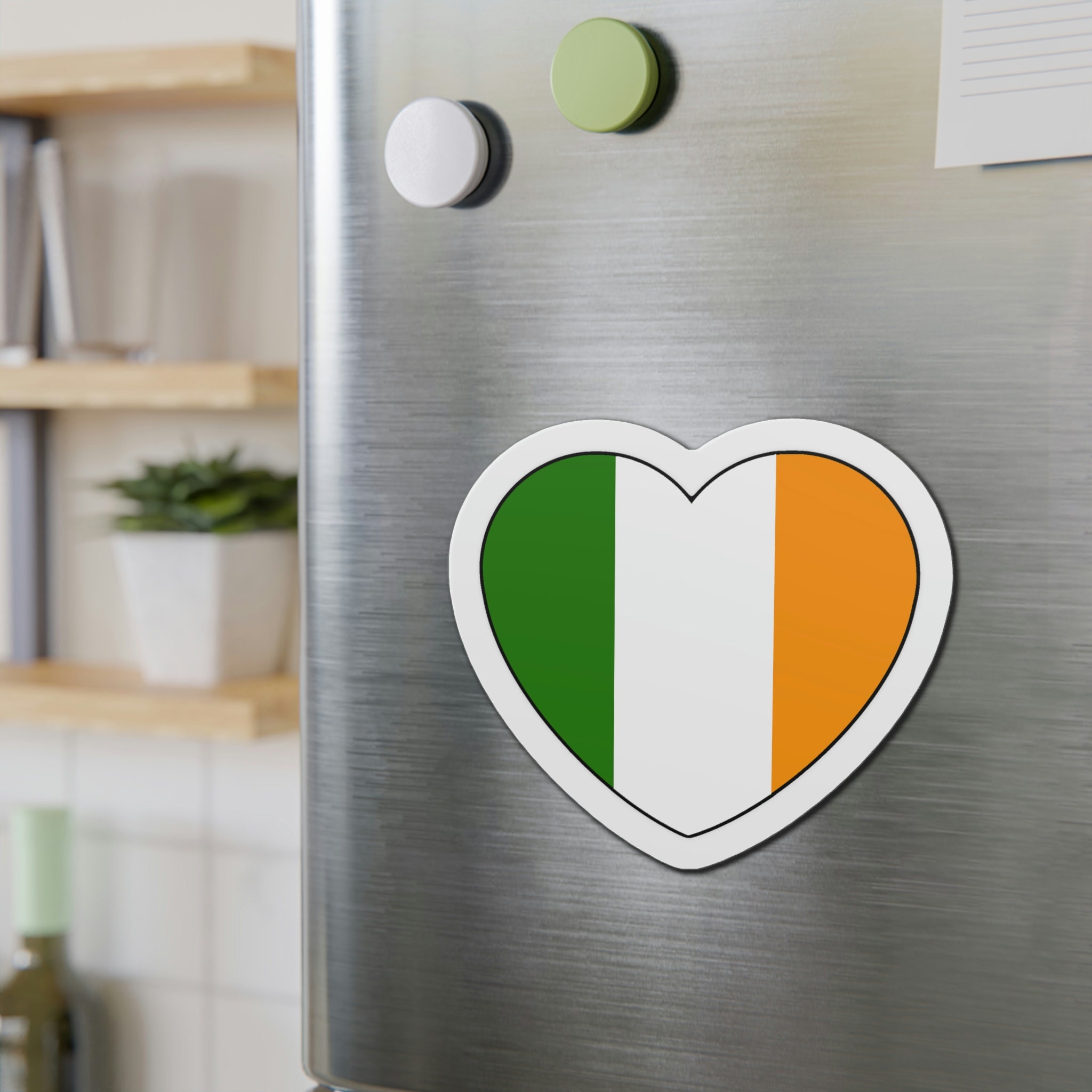 Irish Heart Magnets S/4