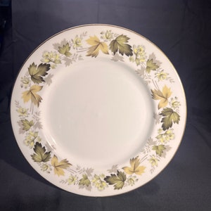 Vintage Royal Doulton Larchmont TC1019 large dinner plates made in England
