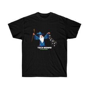 Tech Wizard -  Cloud, Sysadmin, Cloud Engineer, Architect, Azure, AWS, Network admin, Server Admin Funny Tshirt
