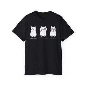 See No Issues, Fix no Issues - Helpdesk, Sysadmin, Cloud Engineer, Architect, Azure, AWS, Network admin, Server Admin Funny Tshirt