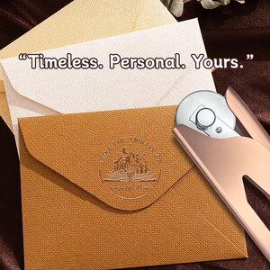 Personalized Book Embosser: Custom Ex Libris Library Stamp