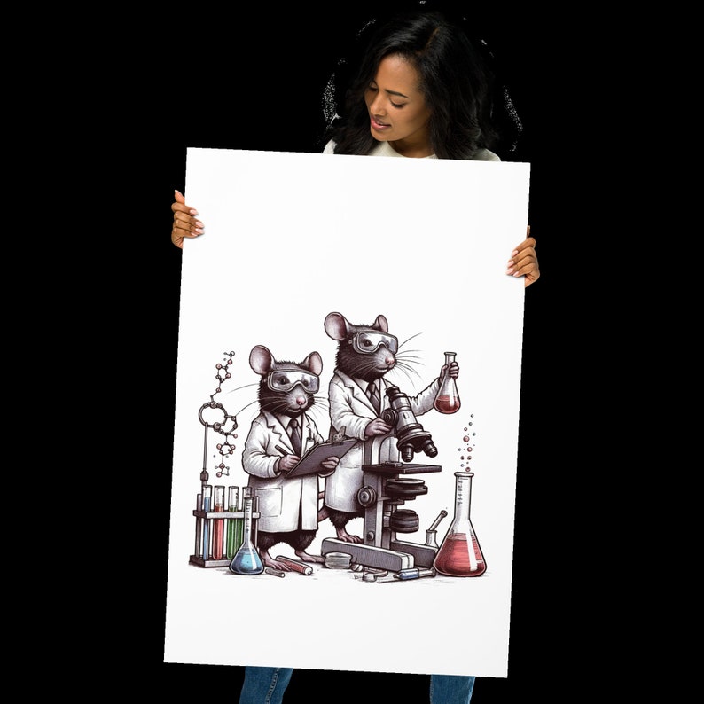 Lab Rats Duo Poster - Etsy