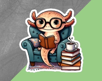 読書好きのアホロートル | 読書好きのアホロートルのステッカー