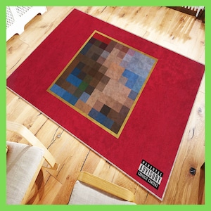Album Cover Decoration Rug, Cool Hiphop Rug, Artistic Decoration