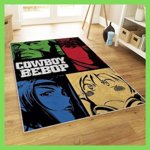 Bunter Anime Manga Teppich, Manga Webtoon Teppich, Moder Dekoration, Kinderzimmer Dekor, Geschenk für Ihren Sohn, Geschenk für Freund