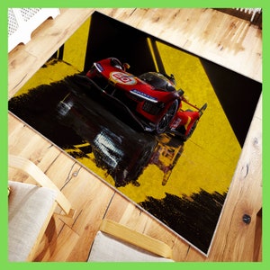 Supercar Rug, Boys room Decoration, Sports Car Decoration, Christmas Gift