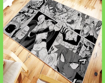 Manga Rug, Anime Rug, Personalizable Accent Rug, Valentine's Day Gift, Tell us Your Favorite Manga We will Make a Rug