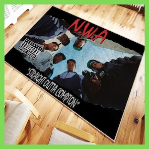 Straight Outta Compton Rug, Album Cover Rug, Hiphop Rug, Coolest Rug