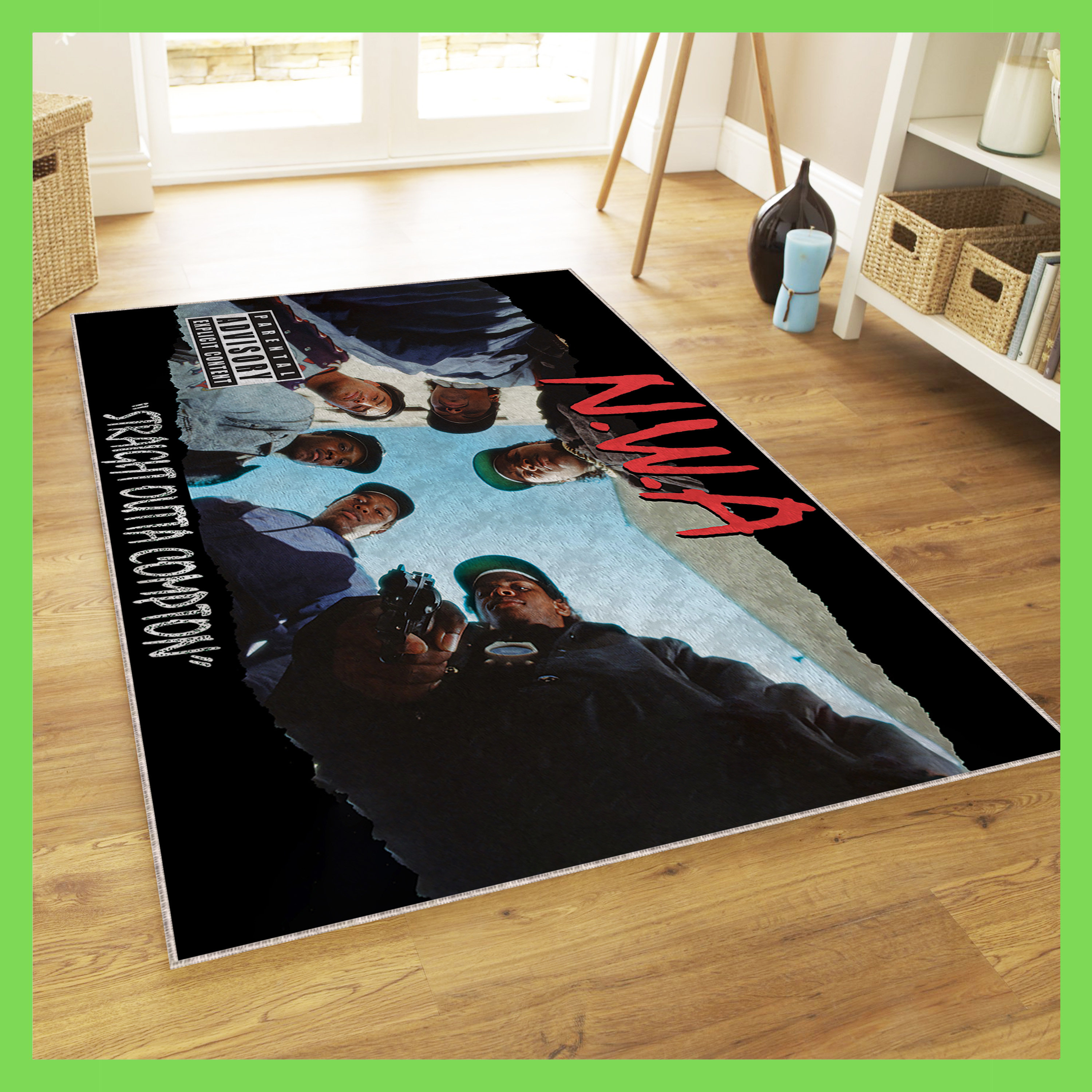 Straight Outta Compton Rug, Album Cover Rug, Hiphop Rug, Coolest Rug - Etsy