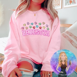Bebesota Hearts Valentines Sweatshirt, Valentines Day, Bad Bunny, Cute, Un Verano Sin Ti