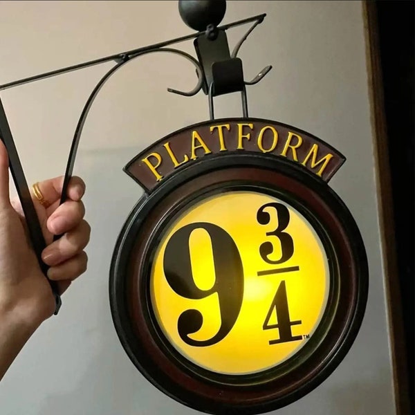 Platform 9 3 4 Sign - Etsy
