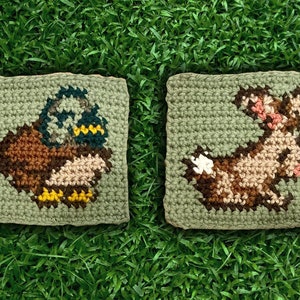 Paquete de patrones de crochet de expansión de lujo para el gallinero de Stardew Valley Duck and Rabbit