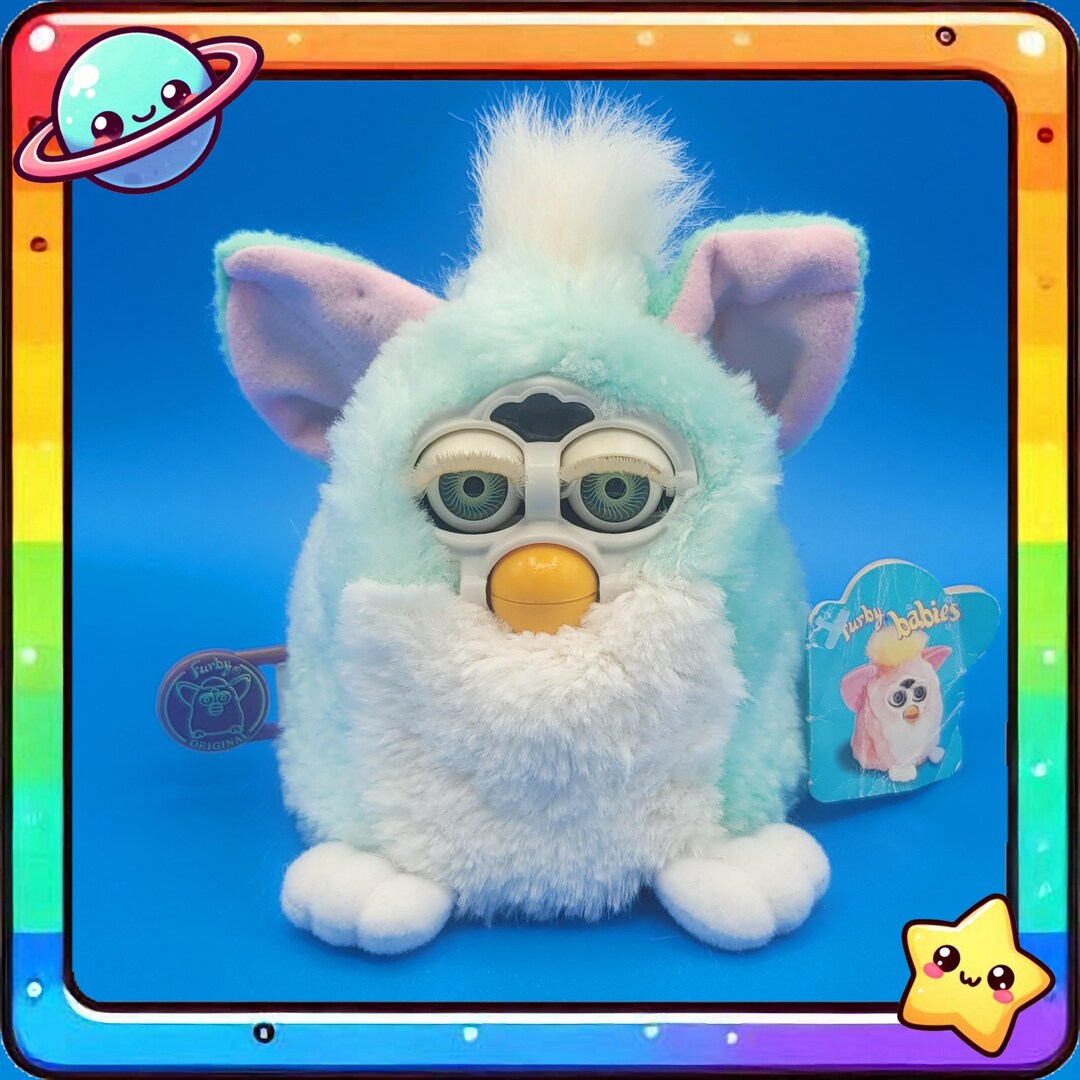 希少】ファービーベイビー 日本語版 ミントグリーン 1999年 レトロ