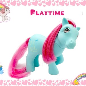 My Little Pony PlayTime 1980s School Time Pony