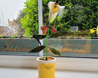 Dancing vintage fun Flower Toy Ultra Rare sound activated electronic  Lily Takara Flower