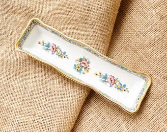 Coalport bone china ‘Ming Rose’ trinket dish - Vintage ring dish - Gift for her - Vintage home decor
