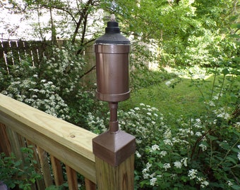 Deck Post Tiki Torch Holder