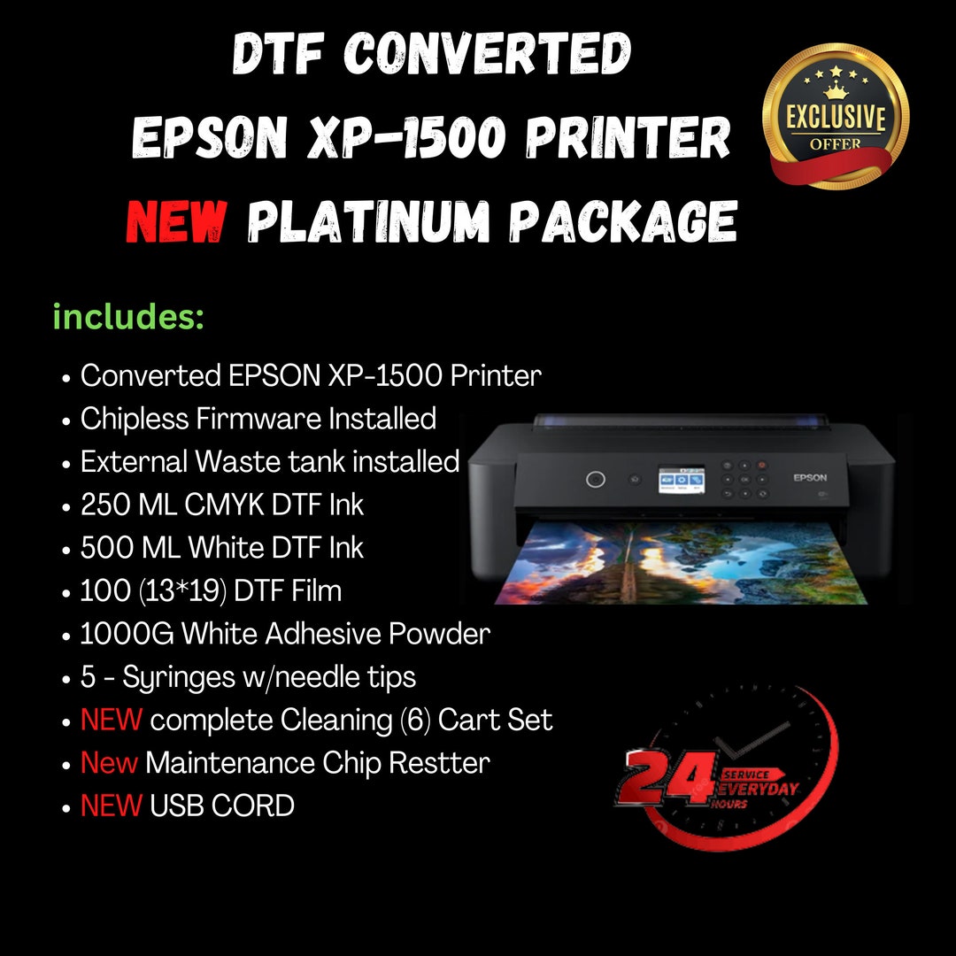 PLATINUM DTF Converted Epson XP15000 Printer Bundle Etsy
