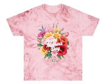 Floral Mother's Day T-Shirt, Gift for Mom, Unisex Tee, Spring Style, Unique Floral Design, Celebration Top, Everyday Wear