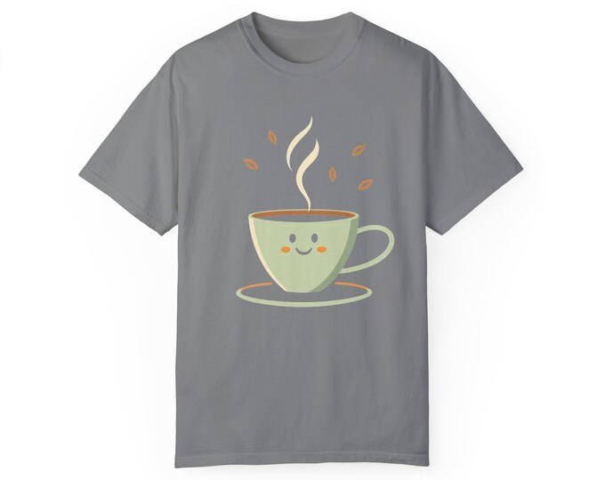 Cute Coffee Cup Graphic Unisex T-Shirt - Perfect for Coffee Lovers
