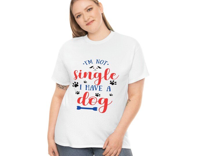 I'm not single Unisex Heavy Cotton Tee