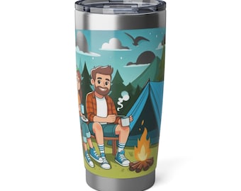 Adventure Campfire 20oz Tumbler - Perfect Outdoor Gift for Nature Lovers