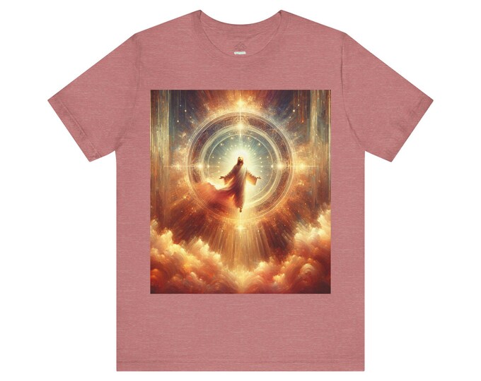 Celestial Light Unisex Jersey Tee - Inspirational Cosmic Artwork