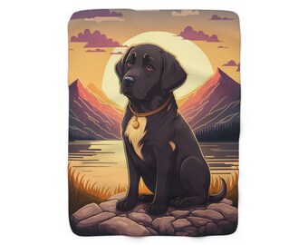 Labrador Retriever Blanket Labrador Retriever Lover Blanket for Labrador Retriever Owner Labrador Dog Blanket for Dog Lover