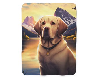 Labrador Retriever Blanket Labrador Retriever Lover Blanket for Labrador Retriever Owner Labrador Dog Blanket for Dog Lover