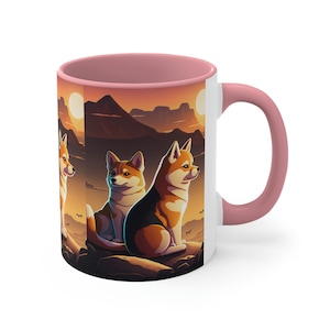 Caneca de café Shiba Inu Caneca de café amante de cachorro Shiba