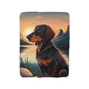 Dackel Decke Dackel Liebhaber Decke für Dackel Besitzer Dackel Hundedecke für Hundeliebhaber