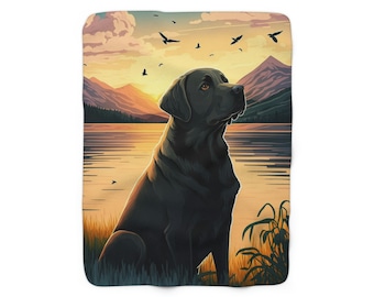Labrador Retriever Blanket Labrador Retriever Lover Blanket for Labrador Retriever Owner Labrador Dog Blanket for Dog Lover