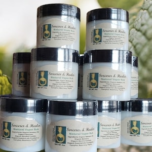 All Natural Vapor Rub-Petroleum Free.