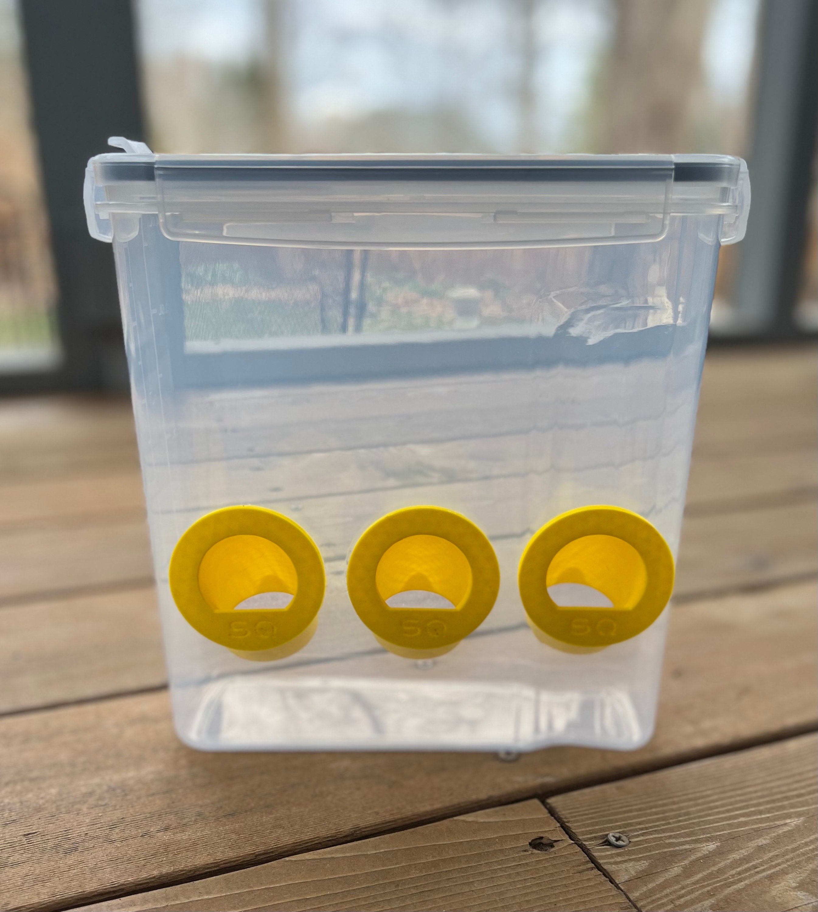 Quail Feeder With 3 Ports Etsy