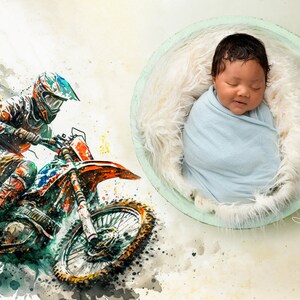 motocross, newborn digital backdrop, newborn digital background, photography prop, newborn digital, digital backdrop