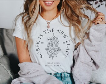 Sobriety Gift Sobriety Gifts Sober Gift Sober Shirts Sober Shirts 1 Year Sober 20 Years Sober Society Rehab Alcoholic Gifts  Recovery Gifts