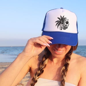 Trucker Hat, Snapback, Mother&#39;s Day Gift, Beach Hat, Summer Accessory,