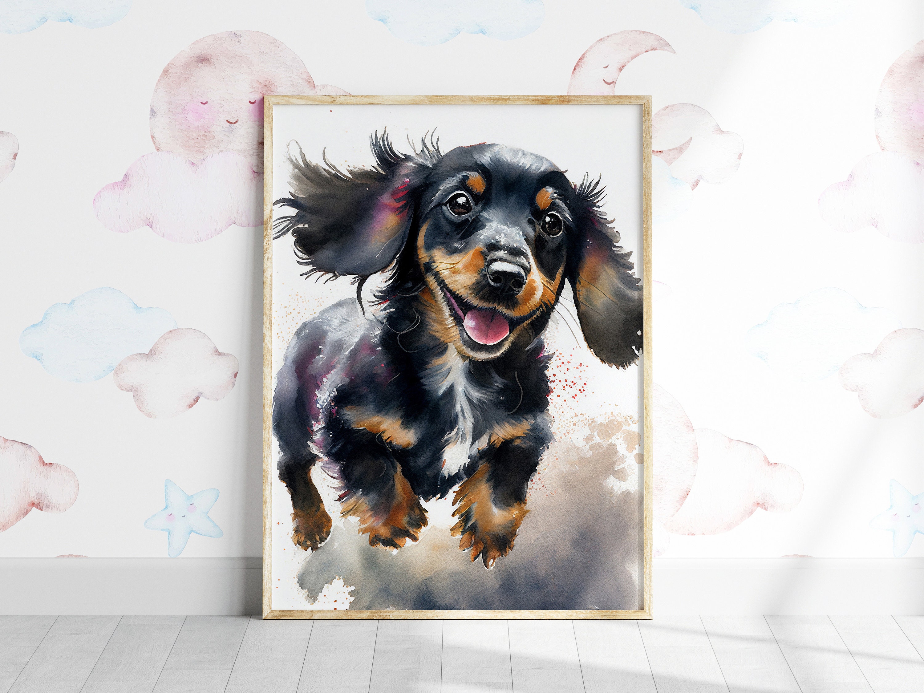 Dachshund Watercolor Adorable Printable Wall Art Etsy dachshund-watercolor-adorable-printable-wall-art-etsy