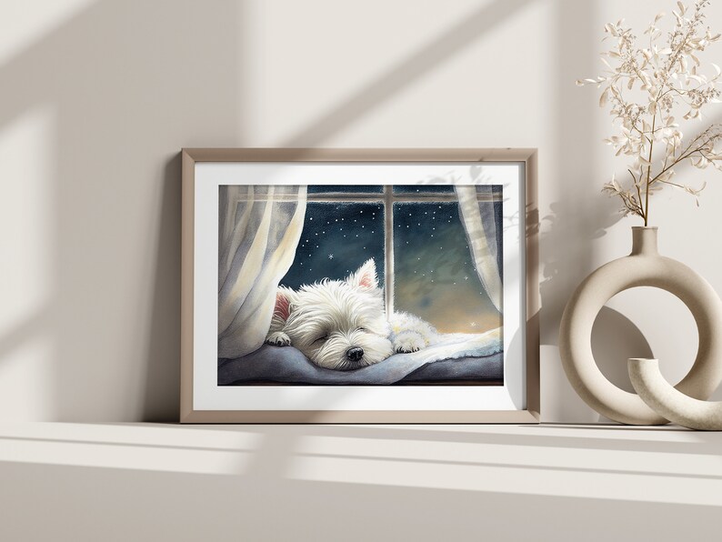 West Highland Terrier Nursery Wall Art | Westie Gift | Westie Dog ...